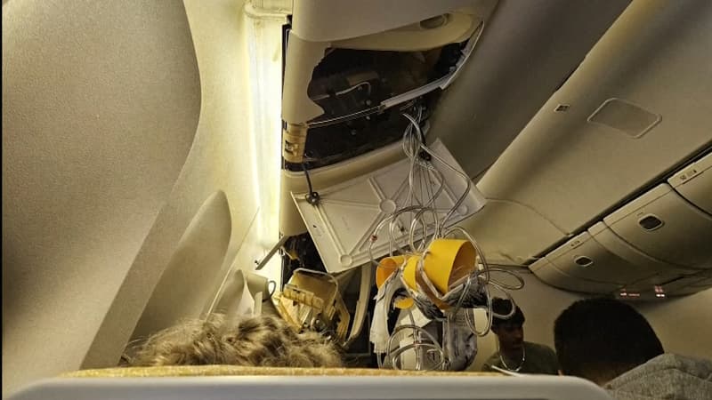 Les images de l'intérieur de l'avion de Singapore Airlines qui témoignent de la violence des turbulences