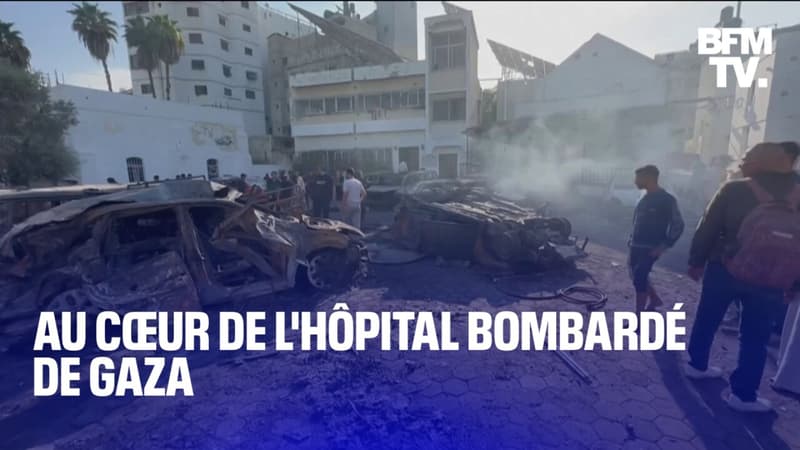 Au coeur de l'hôpital bombardé de Gaza