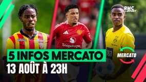 Wahi, Moukoko, Sancho... Les 5 infos mercato du 13 août à 23h