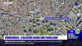 Vénissieux: trois blessés dans une fusillade