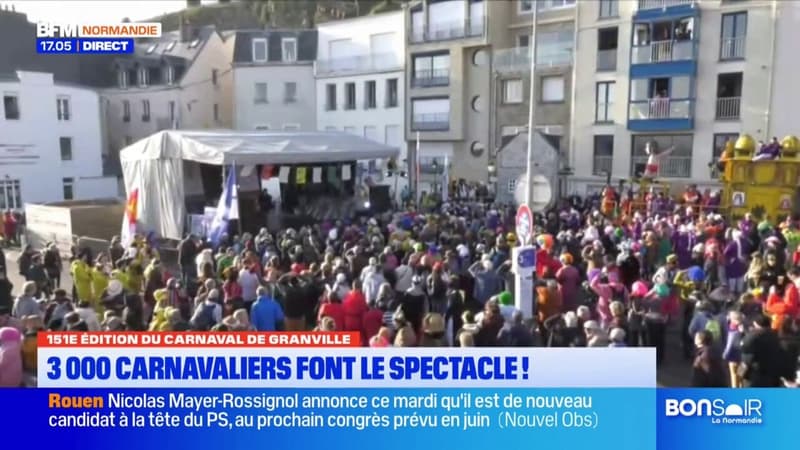 Carnaval de Granville: 3.000 carnavaliers font le spectacle