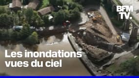  Les images impressionnantes des inondations vues du ciel 