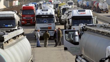 Les routiers prévoient un mouvement lundi 25 septembre (photo d'illustration)