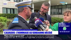 Calvados: un hommage rendu au gendarme mort lors d'une intervention à Saint-Loup-Hors