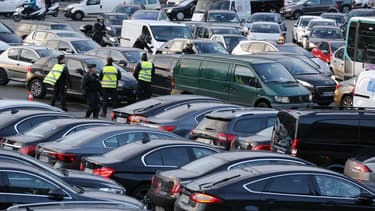 Des chauffeurs VTC lors d'une manifestation en 2016 (image d'illustration)