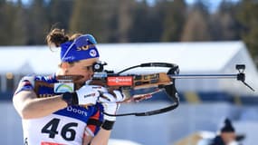Julia Simon, biathlète française, sur l'individuel femmes des Mondiaux de biathlon en Suisse, 18 février 2025