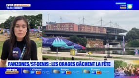  JO 2024 à Saint-Denis: dans les fanzones, les orages gâchent la fête