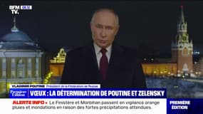 Guerre en Ukraine: les vœux interposés de Vladimir Poutine et Volodymyr Zelensky