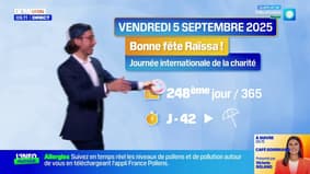 Danse du soleil et idées sorties - La météo de Colas du vendredi 5 septembre 2025