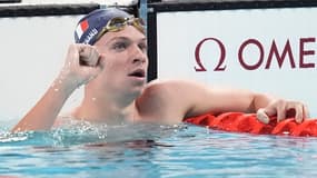 Léon Marchand aux Jeux olympiques le 30/07/2024