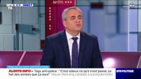 Xavier Bertrand: "En tant que président de la République, je dénoncerai les accords du Touquet"