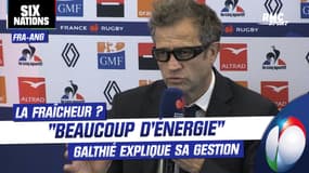 France-Angleterre: "Ils ont apporté beaucoup d'énergie", Galthié explique sa gestion de la fraîcheur du groupe