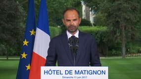 Edouard Philippe, à l'Hôtel Matignon. 