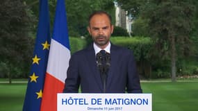 Edouard Philippe, à l'Hôtel Matignon. 