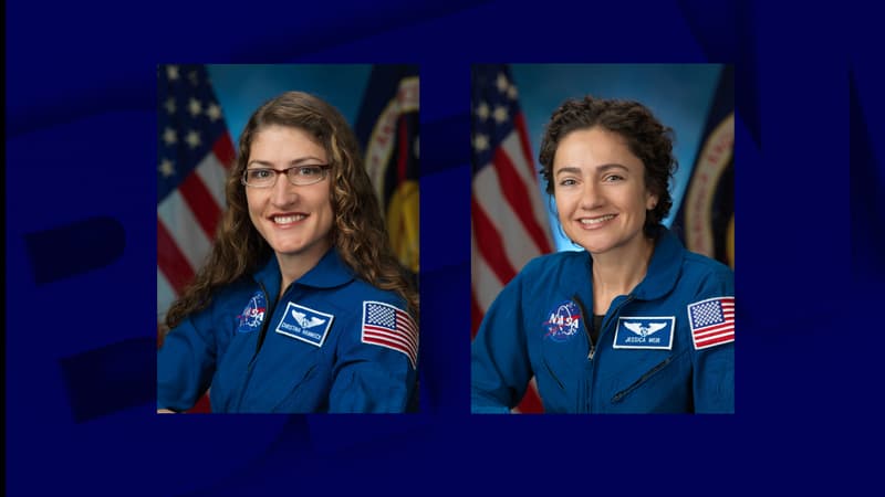 Christina Koch et Jessica Meir.