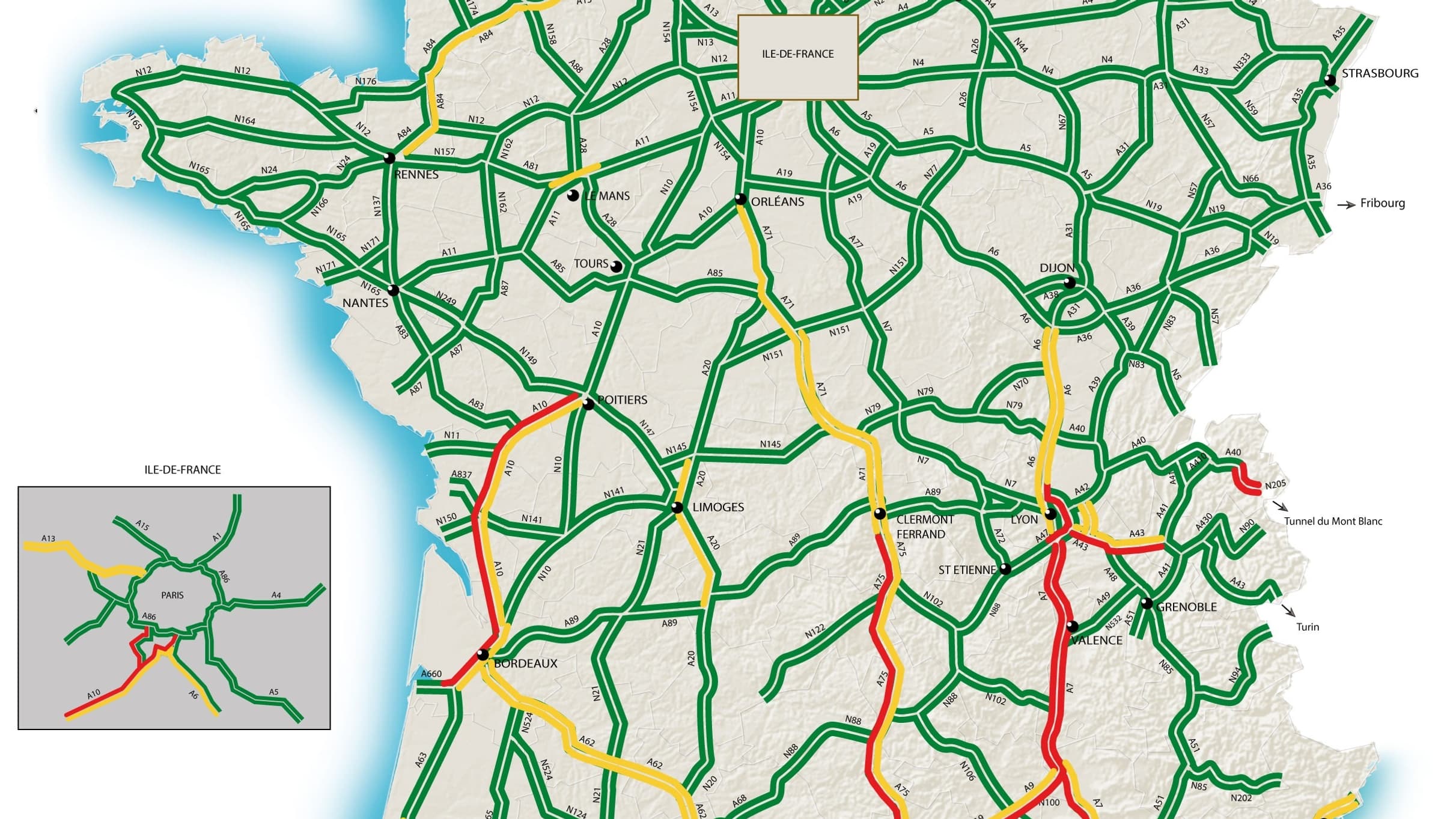 La carte des perturbations de ce samedi 4 août La carte des perturbations de ce samedi 4 août