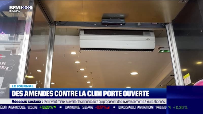 Bientôt des amendes de 750¬ contre la clim porte ouverte ?