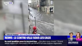 Inondations à Reims: "La situation s'est calmée, elle revient à la normale", selon le maire Arnaud Robinet
