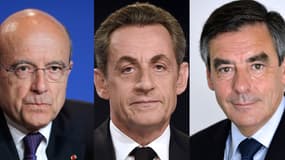 Alain Juppé, Nicolas Sarkozy et François Fillon