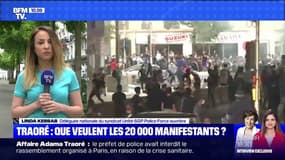 Linda Kebbab (syndicat Unité-SGP Police Force ouvrière) sur la manifestation pour Adama Traoré: "Le problème, c'est comment 23.000 jeunes n'ont plus confiance dans les institutions" 