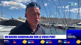 Marseille: des enfants ont pu monter à bord d'un navire handivalide présent sur le Vieux-Port