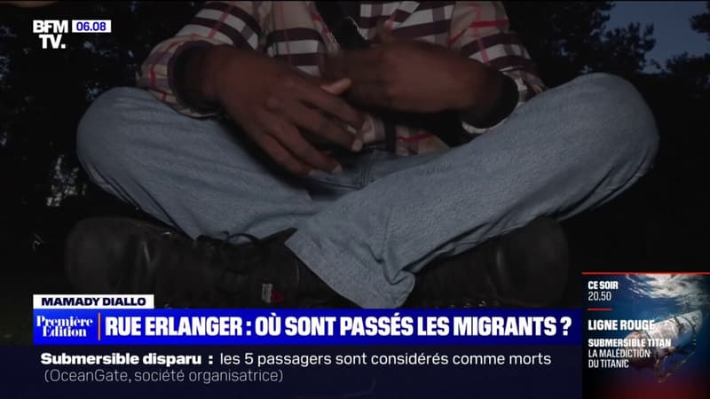 450 migrants qui occupaient une école désaffectée de la rue Erlanger ont été évacués dans un parc de Montreuil