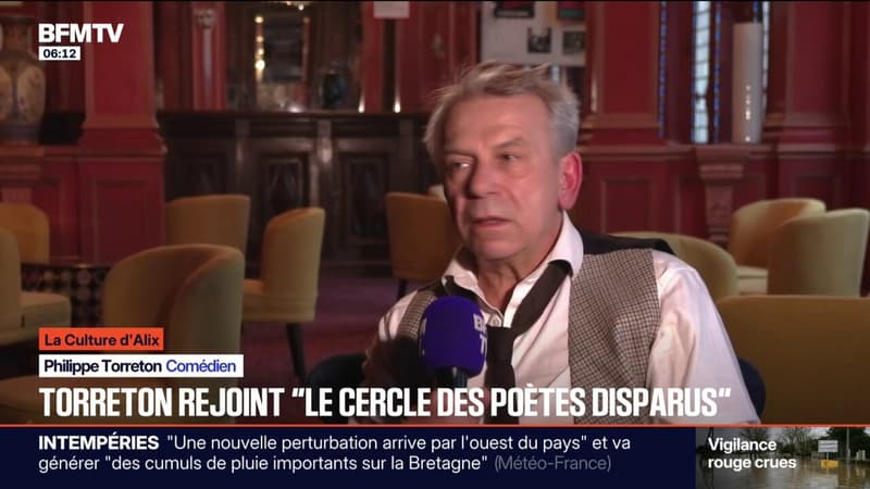 LA CULTURE D'ALIX - Philippe Torreton rejoint l'adaptation au théâtre du "Cercle des poètes disparus"