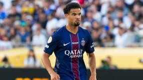 Warren Zaïre-Emery avec le PSG pendant un match de la Coupe du monde des clubs, le 20juin 2025