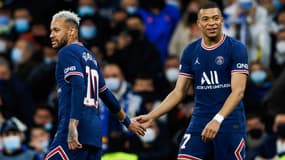 Neymar et Kylian Mbappé