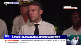 Mayotte: "Je suis là pour manifester la solidarité de la Nation", affirme Emmanuel Macron