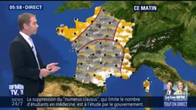 Pluies et orages sur le Sud ce jeudi