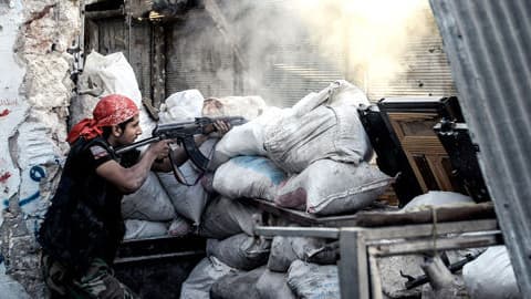 Un rebelle syrien. (image d'illustration)