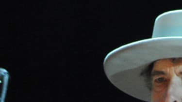 Bob Dylan au festival des Vieilles Charrues en juillet 2012
