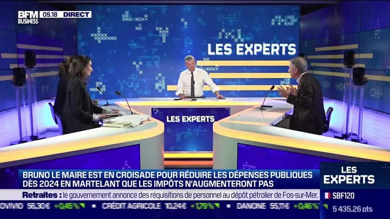 Les Experts : Bruno Le Maire est en croisade pour réduire les dépenses publiques dès 2024 - 21/03
