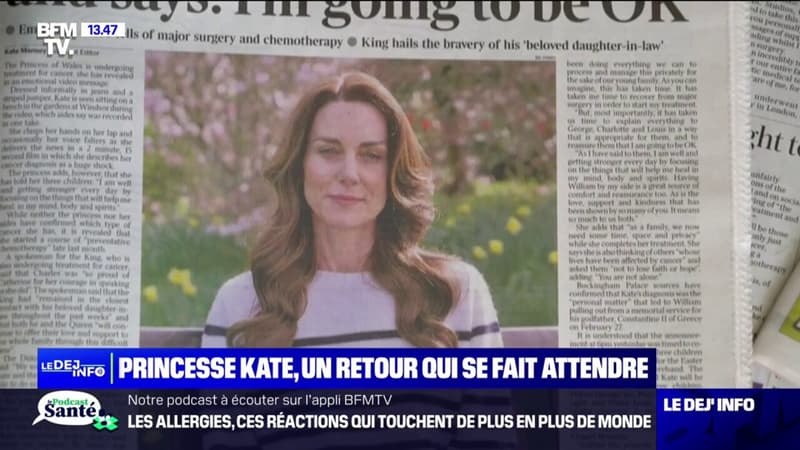 Regarder la vidéo Le retour de la princesse Kate attendu, alors que le prince William était seul lors des commémorations des 80 ans du Débarquement 