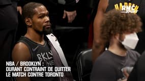 NBA / Brooklyn : Durant contraint de quitter le match contre Toronto