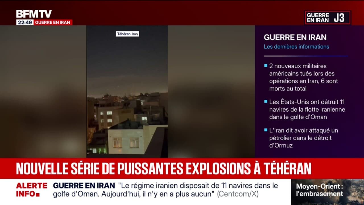 Une nouvelle série de puissantes explosions secouent Téhéran en Iran Kép