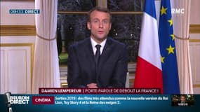 Vœux d'Emmanuel Macron: Damien Lempereur, porte-parole de Debout la France, "attend pas grand chose de la parole du Président"