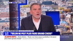 Placement d'Alain Delon sous curatelle renforcée: "Si son père fait appel, elle fera appel" explique maître Frank Berton, avocat d'Anouchka Delon