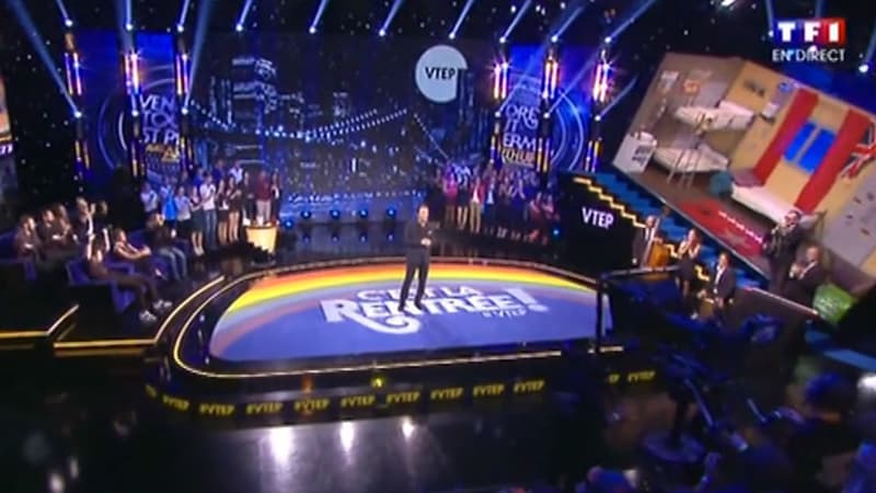 Arthur sur le plateau de "Vendredi, tout est permis" sur TF1 le 11 septembre 2015.