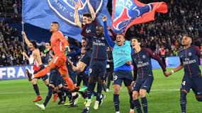 Les joueurs du PSG