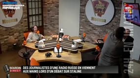 En plein direct à la radio, deux journalistes russes en viennent aux mains lors d'un débat sur Staline