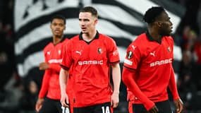 Benjamin BOURIGEAUD lors de Rennes-Milan le 22/02/2024