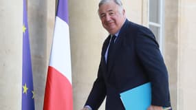 Le président du Sénat Gérard Larcher le 17 avril 2019 à l'Élysée.