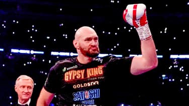 Tyson Fury le 23 avril 2022 à Wembley