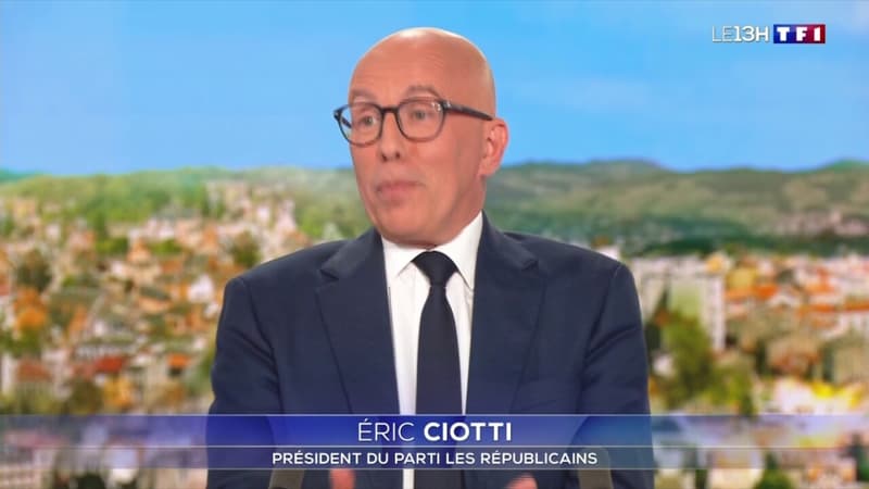 Législatives: Éric Ciotti annonce 