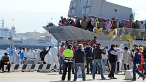 La plupart des migrants arrivés en Italie ont transité par la Libye où sont implantés les passeurs.