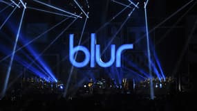 Blur lors des BRIT Awards 2012, à Londres.