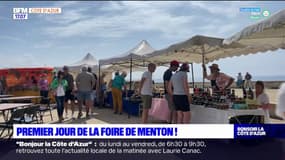 Premier jour de la Foire de Menton