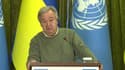 Antonio Guterres lors d'une conférence de presse à Kiev le 28 avril 2022